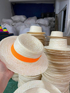 Fabricante de Sombreros de Paja, Sombrero de Paja Gruesa Tejida con Banda Personalizada con Logotipo, Sombrero de Paja para Hombre y Mujer, Sombreros de Paja Estilo Panamá, Vaquero y Marinero - Product Image 5