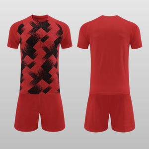 Uniformes de Fútbol Personalizados para Hombre, Transpirables, para Equipos Escolares, con Estampado por Transferencia de Calor, Cuello Polo sin Mangas, de Secado Rápido, 100% Resistentes - Product Image 1