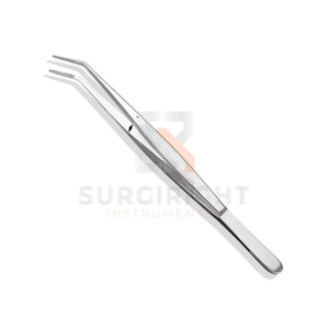 Pinzas de Algodón Anguladas de Acero Inoxidable, Instrumento Quirúrgico Dental, CE ISO 13485 de Blush Surgical - Product Image 3