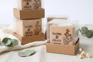 Wood <b>Tea</b> <b>Light</b> Holder Set Round Handmade Candle Holder for Home Decoration - Product Image 2