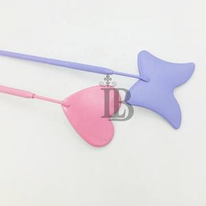 Espejo de Maquillaje de Acero Inoxidable con Diseño de Mariposa Morada, Recubrimiento en Polvo, Espejo de Pestañas con Forma de Corazón y Mariposa, Sostenible, para Maquillaje de Ojos - Product Image 2