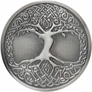 Hebilla para Cinturón de Kilt con Diseño del Árbol de la Vida Celta - Diseño Tradicional Escocés con Acabado Antiguo - Ideal para Kilts y Atuendos Highland - Product Image 1