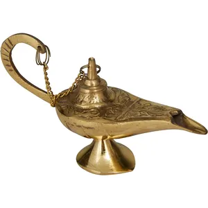 Best Selling Brass Aladdin Lamp Antique Finished Supplier Of Brass Aladdin Lamp Magic Lamp Antique Aladdin Chirag For Sale