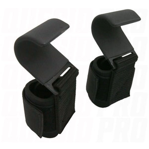 Ganchos de Levantamiento de Pesas para Gimnasio, Ajustables, Antideslizantes, de Acero, con Soporte para Muñeca, Correas de Levantamiento de Pesas Resistentes, Compresión Duradera - Product Image 1