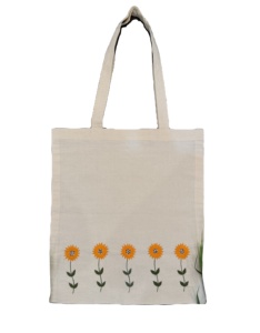 STI Custom Logo Printed Recyclable Cartoon Cotton Canvas <b>Small</b> <b>Shopping</b> Tote Bag - Product Image 1