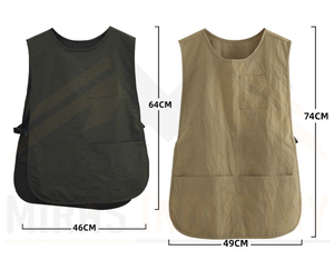 Chaleco de Trabajo Unisex MIRAS INDUSTRY MI-TS-2564, Poliéster Impermeable, Transpirable, Antipolvo, con Detección de Agujas, Uniforme sin Costuras - Product Image 3