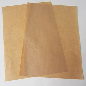 EcoRev Eco-Friendly 110gsm Unbleached <b>Brown</b> MG Kraft Food <b>Wrapping</b> <b>Paper</b> Recycled Pulp Starch Coated - Product Image 1