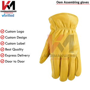 Working Gloves Heavy Duty Industrial Safety Gloves Anti <b>Slip</b> Cut Resistant Grip OEM Wholesale Supply - Product Image 4