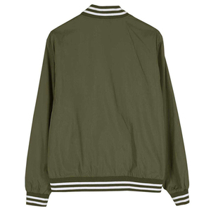 Chaqueta Letterman de alta calidad con logotipo personalizado para hombre, logotipo bordado para uniformes de equipos deportivos al aire libre, chaqueta de béisbol universitaria para hombre - Product Image 5