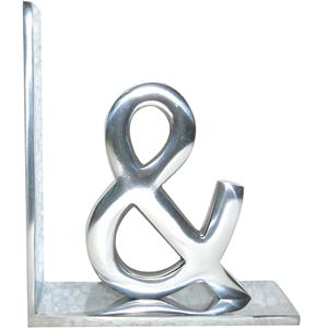 Metal Alphabets Design Bookend Nickel Plated Shiny Table Centerpiece Wholesale Silver Top Product High Quality New Design 2025 - Product Image 4