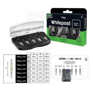 Postes Dentales de Fibra de Vidrio Whitepost DC, Refuerzo Intraradicular, Material de Restauración Dental, Autoclavable Manualmente, Paquete de 5 - Product Image 3