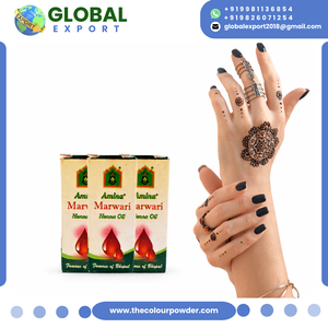 Aceite de henna herbal OEM para tinte oscuro intenso, enriquecido con extracto de hoja de eucalipto, aceite para tinte nupcial oscuro para un tinte rojizo-marrón intenso. - Product Image 4