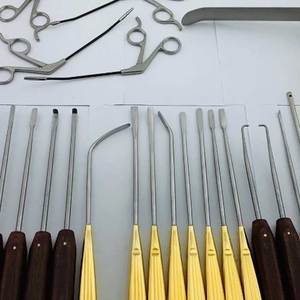 Ensemble d'instruments de lifting facial, outils de chirurgie plastique endoscopique, acier inoxydable de qualité supérieure - Product Image 4