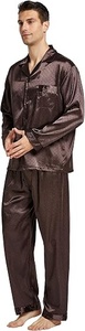Women <b>Pajama</b> <b>Set</b> V Neck Short Sleeve Loungewear Two Piece Sleepwear Bamboo Blend Lounge Outfit - Product Image 2
