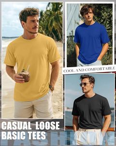 Camiseta de Algodón para Hombre, Moderna, de Manga Corta, Cuello Redondo, Tela Suave y Transpirable, Ropa Casual para Uso Diario, Proveedor Mayorista de Ropa de Verano - Product Image 6