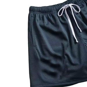 <b>Men</b> Casual Shorts Drawstring Breathable Solid Color Knitted Mid Waist Summer Shorts Custom Swim <b>Trunks</b> <b>Men's</b> Boardshorts Surf - Product Image 5