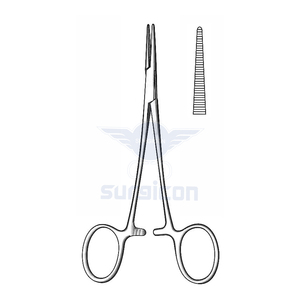 Pinzas Micro Halsted de 12.5 cm (5 Pulgadas), Rectas, Extra Delicadas, de Acero Inoxidable Premium, Hemostáticas, para Microcirugía Plástica - Product Image 1