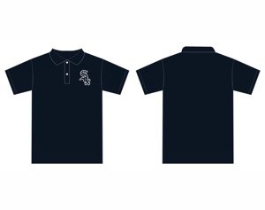 Camisa Polo Oxford de Manga Corta Azul Oscuro para Hombre con Logotipo Bordado de Sox, Estilo Casual, Corte Regular - Product Image 1