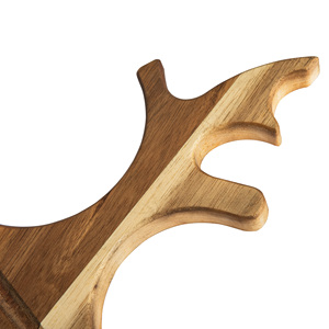 Planche en bois de cerf conçue avec une texture de bois naturel, forme unique et utilisation décorative pour l'affichage intérieur - Product Image 6
