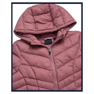 เสื้อโค้ทพัฟเฟอร์ยาวสำหรับผู้หญิง แจ็คเก็ตกันหนาวแบบมีฮู้ดบุผ้าควิลท์  สำหรับฤดูหนาวและหิมะ ให้ความอบอุ่นและป้องกันความหนาวเย็น - Product Image 5