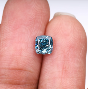 Diamante Cultivado en Laboratorio de Color Azul Fantasía VVS2 de 1.0 ct, Corte Cojín, Certificado IGI, Joyería de Alta Calidad - Product Image 6