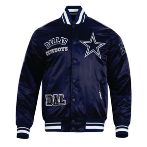 เสื้อแจ็คเก็ตผ้าซาตินปักลายทีมอเมริกันบลูสตาร์แบบสั่งทำพิเศษ - Product Image 6