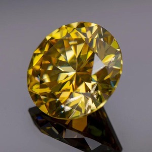 Diamant de laboratoire CVD rond jaune 1,5 carat VVS2 certifié IGI, taille excellente, pour bijoux fins et bagues de fiançailles - Vente en gros pour fournisseurs - Product Image 6
