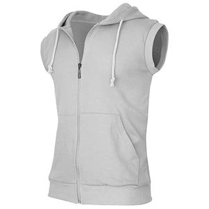 Sudaderas sin Mangas para Hombre, Diseño OEM, Moda, Más Vendidas, Ligeras, para Fitness, Básicas, Mezcla de Algodón - Product Image 1