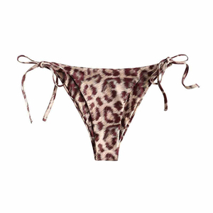 Leopard Print <b>Triangle</b> <b>Bikini</b> <b>Set</b> Quick Dry Breathable 2 Piece Swimwear Women Beach Poolwear - Product Image 4