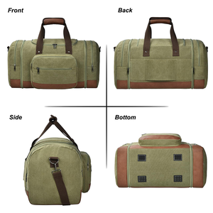 กระเป๋าเดินทางกันน้ำขนาดใหญ่ ขายส่ง กระเป๋าเดินทางแบบดัฟเฟิลสีพื้น รับทำโลโก้ กระเป๋าแบบทนทาน - Product Image 2