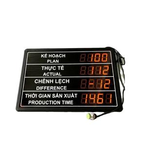 Compteur de production LED AT-NS-6 avec minuterie, alimentation USB/batterie, cache de données de 2 ans, en plastique, fabriqué au Vietnam - Product Image 1