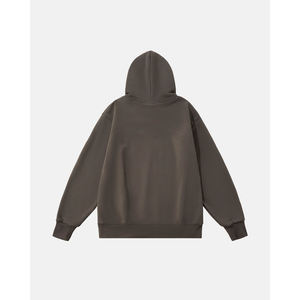 Nouveau Hoodie OEM Hiver Streetwear Personnalisable avec Logo, Épaules Tombantes, Sans Cordon, Coupe Oversize, en Molleton 100% Coton - Product Image 4
