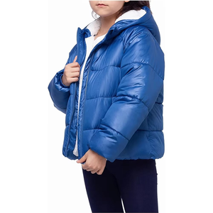 Custom Apparel Boys Puffer Jackets Unisex Hooded Coat Girls Jackets Manufacturer Wholesale Kids Jacket Winter Streetwear - Product Image 3