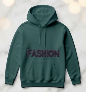 Parche de Logotipo Bordado en Chenilla Personalizado, Color Verde Mar Oscuro, Sostenible, de Alta Calidad, con Forro, Tendencia Top en Ventas - Product Image 1