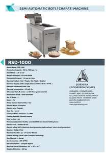 Machine à roti de qualité supérieure, professionnelle, RSD 1000, pour les unités de transformation alimentaire commerciales, disponible à la vente - Product Image 3