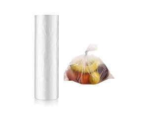 Sacs poubelle en plastique biodégradable à 100 %, grande capacité, soufflets latéraux, sacs poubelle compostables, sacs à ordures en rouleau, sérigraphie - Product Image 2