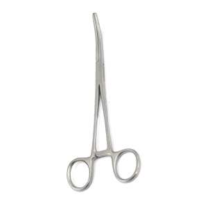 Pinces chirurgicales hémostatiques en acier inoxydable de haute qualité, courbées/droites, avec système de verrouillage à cliquet, 5 pouces - Product Image 6