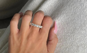 Diamante cultivado en laboratorio de corte redondo de 6 quilates, plata de ley 925, regalo para aniversario y boda - Product Image 2