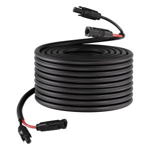 Cavo di Prolunga per Pannello Solare da 30 Metri 10 AWG con Connettore Femmina-Maschio, Guaina Protettiva Ignifuga, Adattatori e Connettori - Product Image 1