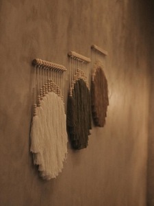 Ensemble de 3 tentures murales en macramé, idéal pour le salon, la chambre, la cuisine, le couloir et le balcon, ensemble de décoration moderne bohème pour la maison - Product Image 3