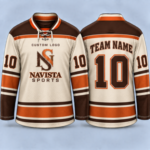 Jersey de Hockey sobre Hielo Personalizado para Equipo Profesional, 100% Poliéster, Transpirable, para Práctica, Competencia y Juego, Ropa de Hockey de Alta Calidad para Adultos - Product Image 3