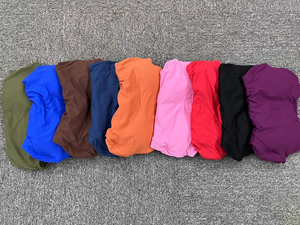 Body de yoga sin costuras para mujer, sin espalda, con tirantes cruzados, cuello redondo, sin mangas, pantalones cortos, color liso, elástico en cuatro direcciones - Product Image 3