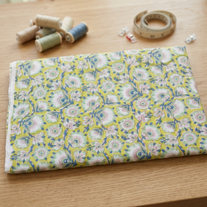 Wholesale Premium Quality Water Resistant <b>Knitted</b> Cotton Fabric Flower Print Medium Weight Yard Garment Home Textile <b>Bag</b> Girls - Product Image 2