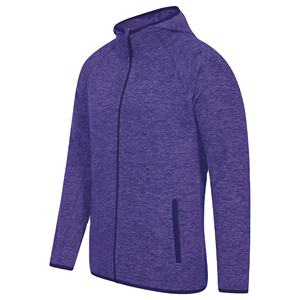 Vêtements de sport pour hommes Veste de survêtement décontractée zippée avec poche Vente en gros Veste de sport respirante à capuche coupe-vent pour entraînement de fitness - Product Image 1
