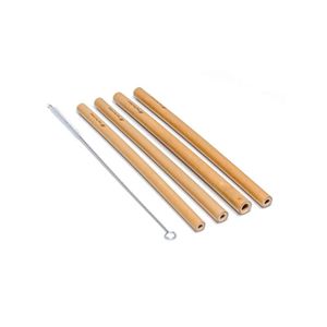 EXPAD <b>Bamboo</b> <b>Straws</b>-Eco-Friendly Biodegradable Reusable & Disposable Durable 200mm Length 6mm Inner Diameter for Beverages - Product Image 2