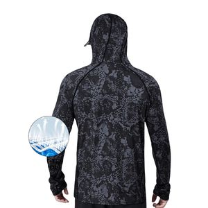 Camiseta de Pesca Sublimada con Diseño Personalizado al por Mayor, Protección Solar UPF 50, Secado Rápido, Mangas Largas, con Máscara, Personalizada en Spandex/Poliéster - Product Image 2
