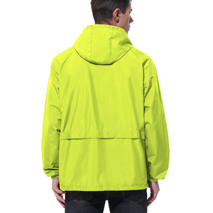 Custom Coated Hooded Windproof Waterproof Jacket Outdoor Sports <b>Running</b> Hiking Lightweight Windbreaker OEM ODM Apparel - Product Image 5