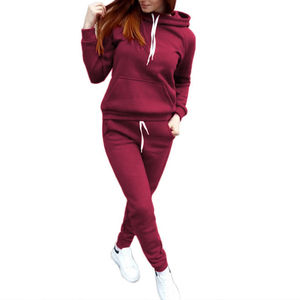 Vente en gros de vêtements d'hiver pour femmes, sweatshirt, ensembles 2 pièces, survêtements 100% coton, dernière conception, survêtement pour femmes - Product Image 6