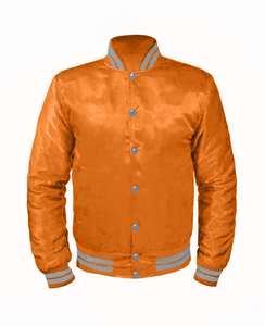 แจ็คเก็ตบอมเบอร์ผู้ชายคุณภาพสูงขายส่ง ไซส์ XL ผ้าซาติน คอตั้ง น้ำหนักเบา บริการ OEM สำหรับฤดูหนาว - Product Image 3