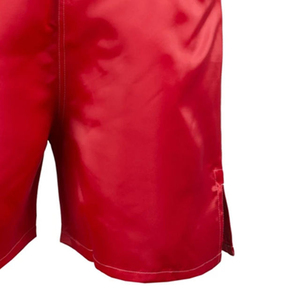 Custom Design Competition Kickboxing Shorts Muay Thai MMA <b>Blank</b> High Waist Elastic Breathable Sporty Men's Shorts - Product Image 5
